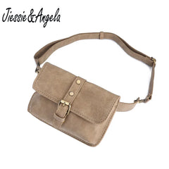 Vintage Style Leather Waist Bag Fanny Pack Pouch Belt