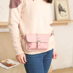 Vintage Style Leather Waist Bag Fanny Pack Pouch Belt