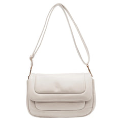 Vintage Leather Crossbody Bag for Women Small Travel Flap Bag