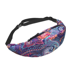 Women Fanny Pack 3D Printing Waist Bag for Traveling