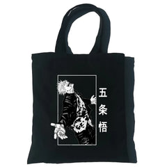 Jujutsu Kaisen Anime Canvas Bag Harajuku Women Shoulder Bag