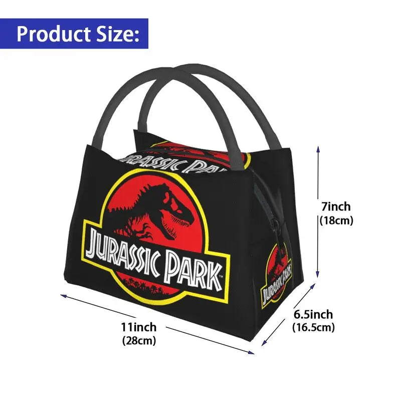 Jurassic Park Women's Thermal Lunch Box Insulated Dinosaur World Bag
