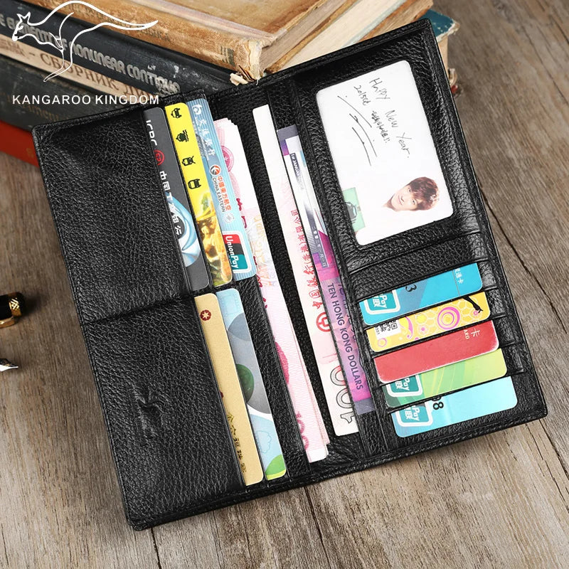 Kangaroo Kingdom Men Leather Wallet Purse