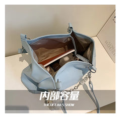 Kawii Leather Large Capacity Handbag Women Casual Tote Shopper