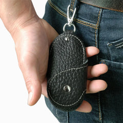 Leather Key Holder Housekeeper Organizer Pouch Purse