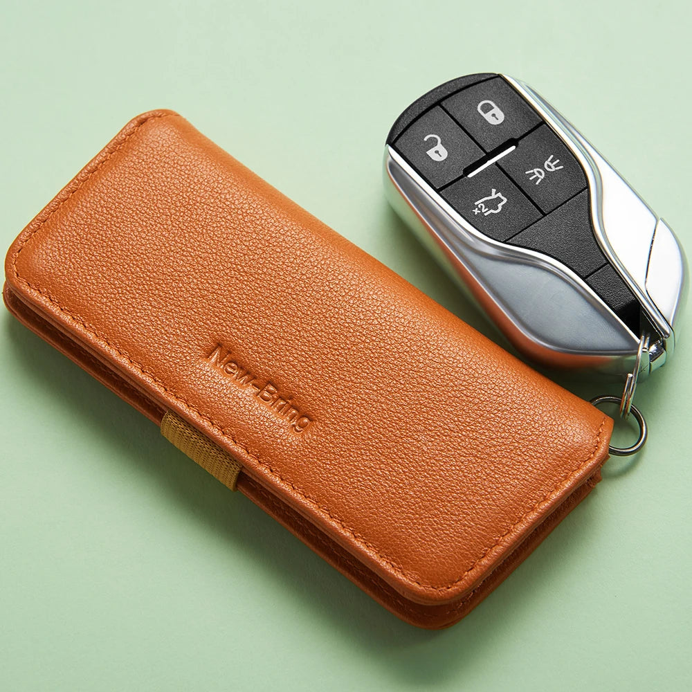Key Wallet Leather Men Women Key Holder Organizer Case Car Key Holder Bag Wallet