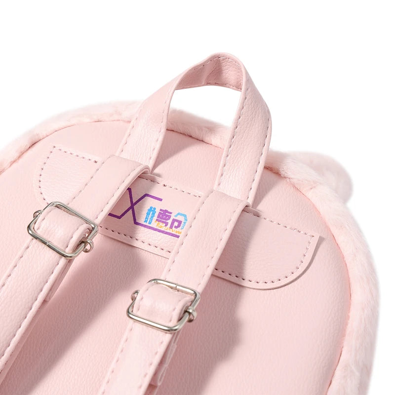 Kid Backpack, Rabbit Shape Stress Relief Push Bubble Zipper School Bag