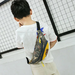 Cartoon Dinosaur Kid Waist Bag Fanny Chest Bag