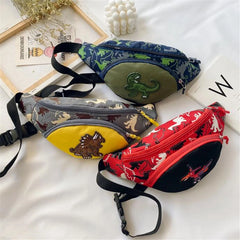 Kids Dinosaur Waist Bag Fanny Pack for Boys Girls