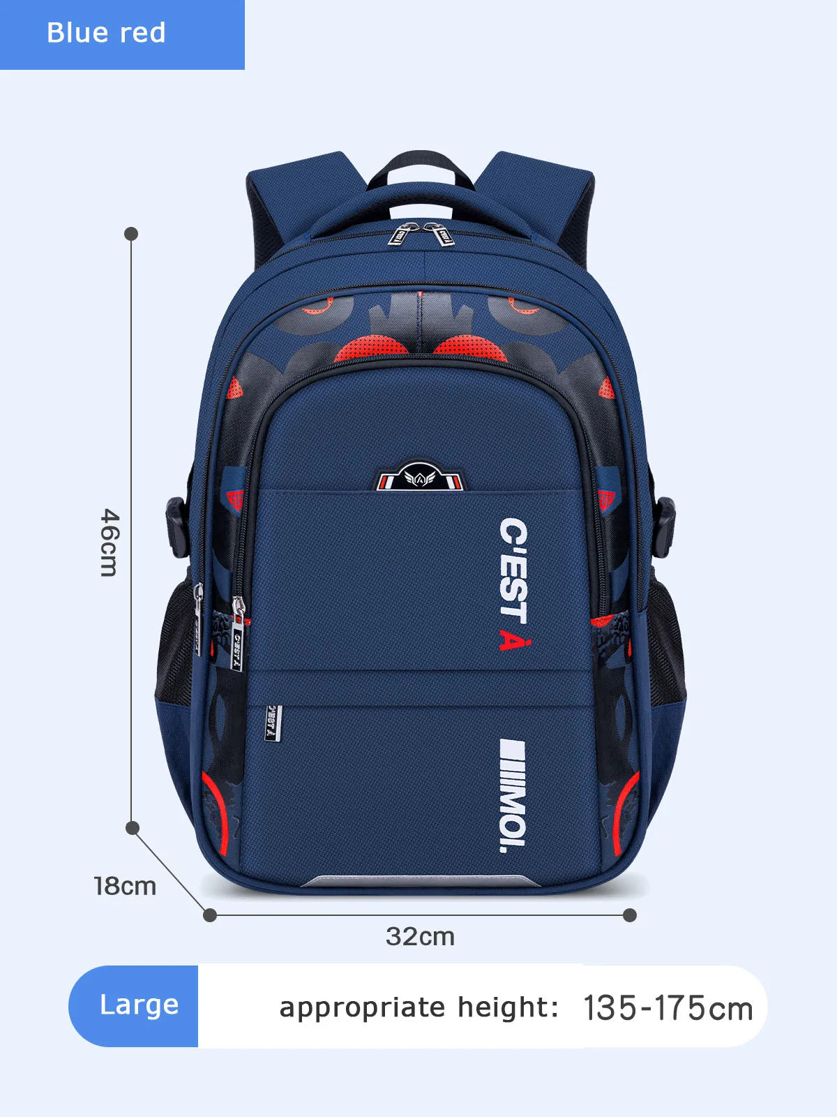Kids Backpack Orthopedic School Bag Waterproof Book Bag Mochila
