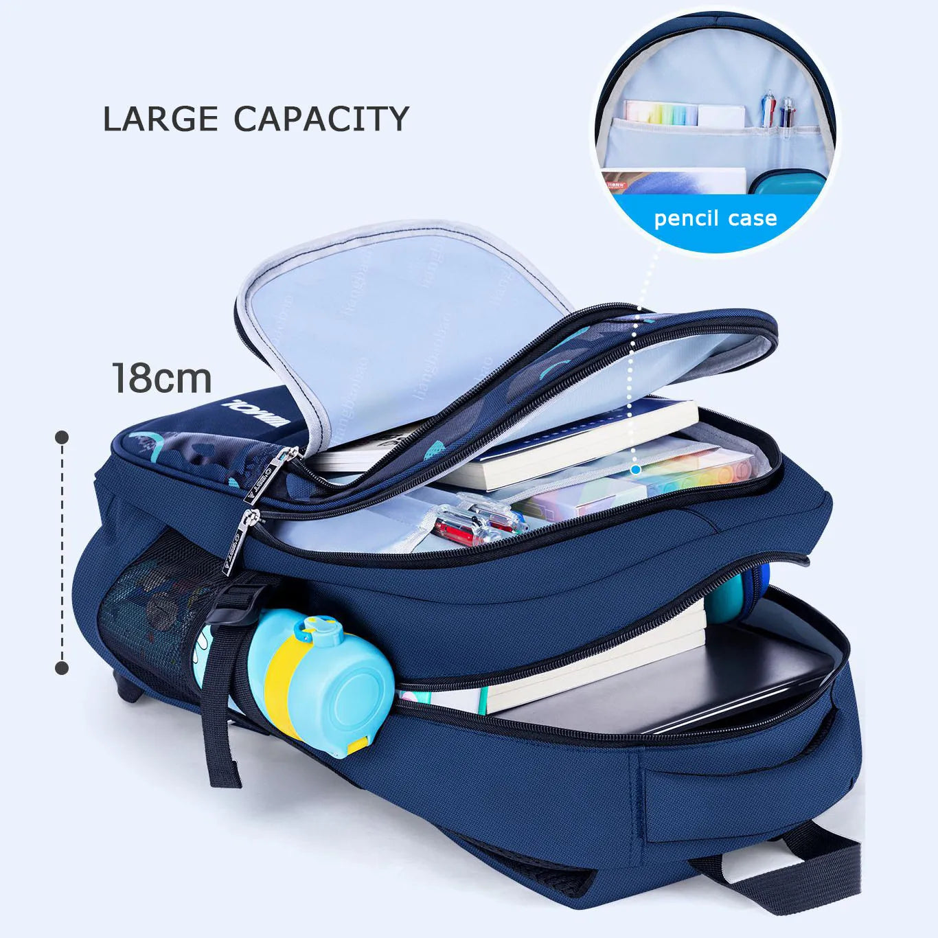 Kids Backpack Orthopedic School Bag Waterproof Book Bag Mochila