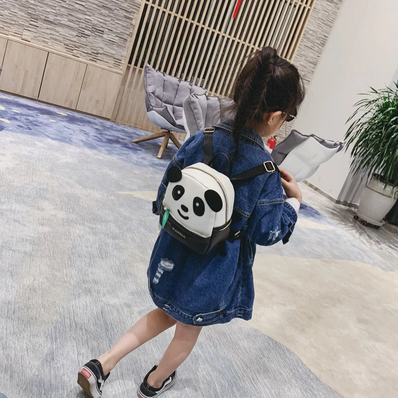 Kids Panda Backpack Girls Boys Gift Cartoon Kindergarten Bag