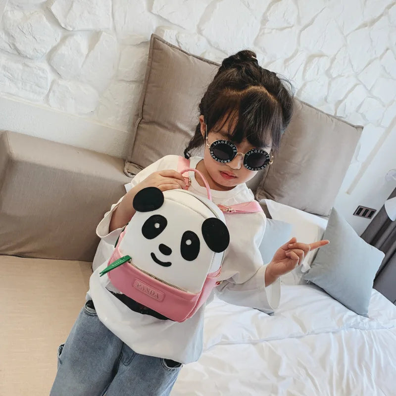 Kids Panda Backpack Girls Boys Gift Cartoon Kindergarten Bag