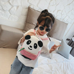 Kids Panda Backpack Girls Boys Gift Cartoon Kindergarten Bag