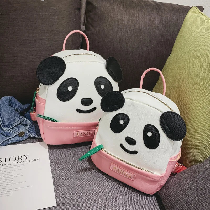 Kids Panda Backpack Girls Boys Gift Cartoon Kindergarten Bag