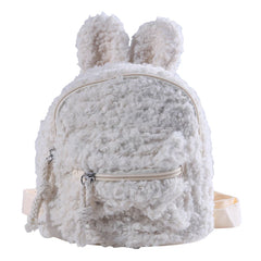 Kids Toddler Plush Backpack Bunny Ear Kindergarten School Bag