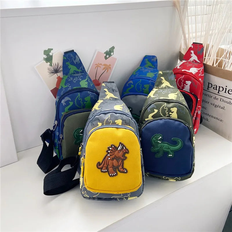 Kids Dinosaur Waist Pack Mini Sling Backpack