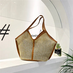 Knitting Shoulder Bag Women Purse Handbag Tote Bag
