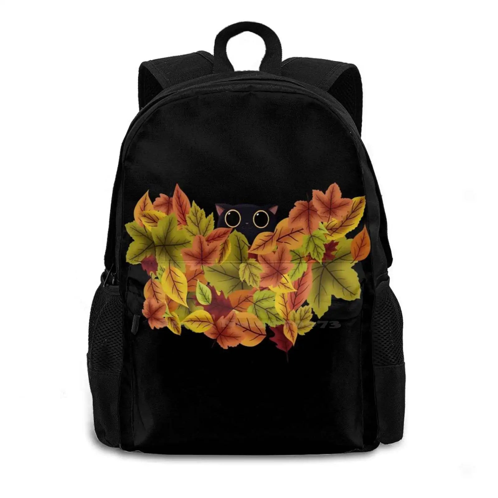 Kitten Hiding In A Bush Backpack