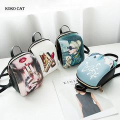Kokocat Mini Handbags for Teenager Girls Women Multi-Function Rucksack