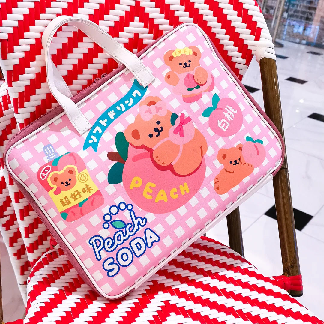 Korea Laptop Notebook Handbag Large Capacity Computer Case