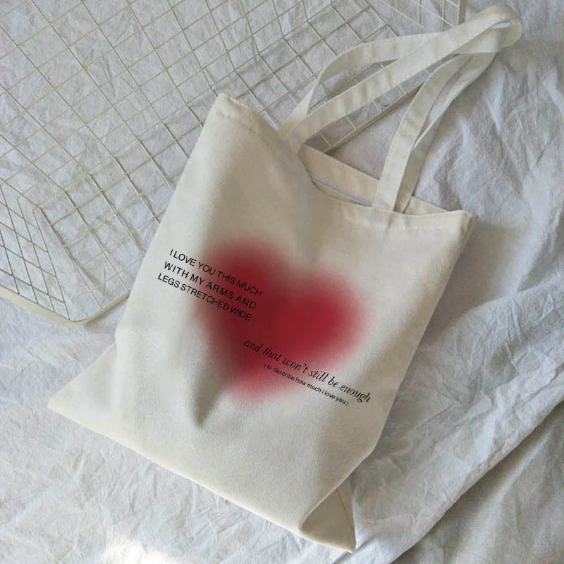 Korea Ulzzang Ins Heart Harajuku Women Shoulder Bag Gothic School Bag