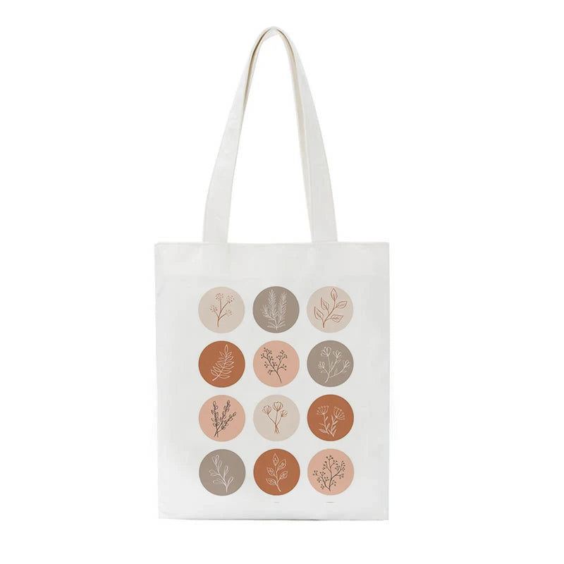 Korean Ulzzang Abstract Face Canvas Shoulder Bag