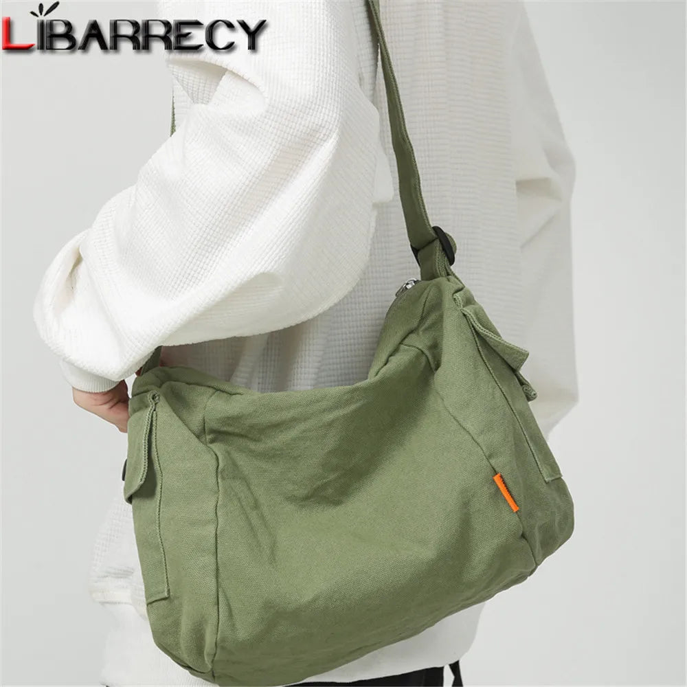 Korea Women's Bag Zipper Handbags Nylon Waterproof Totes