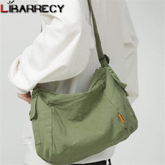 Korea Women's Bag Zipper Handbags Nylon Waterproof Totes