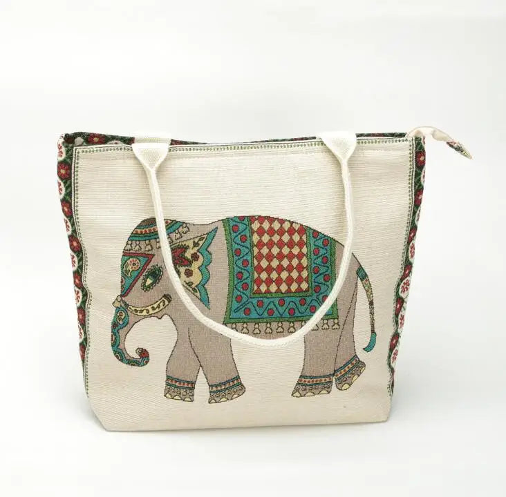 All-Match Leisure Bag Ladies Handbag Canvas Bag Boxes Pumping