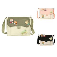 Soft Sister Girl Heart Messenger Bag Japanese Harajuku Woman