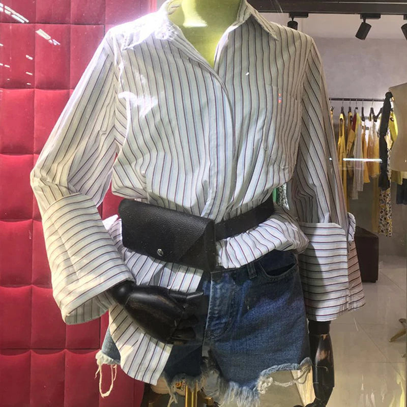Crocodile Pattern Fanny Pack Small Square Bag