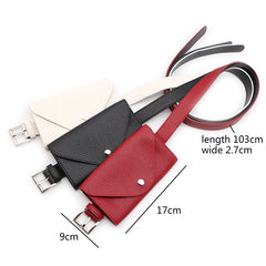Funny Crocodile Pattern Fanny Pack Mini Women Small Square Bag