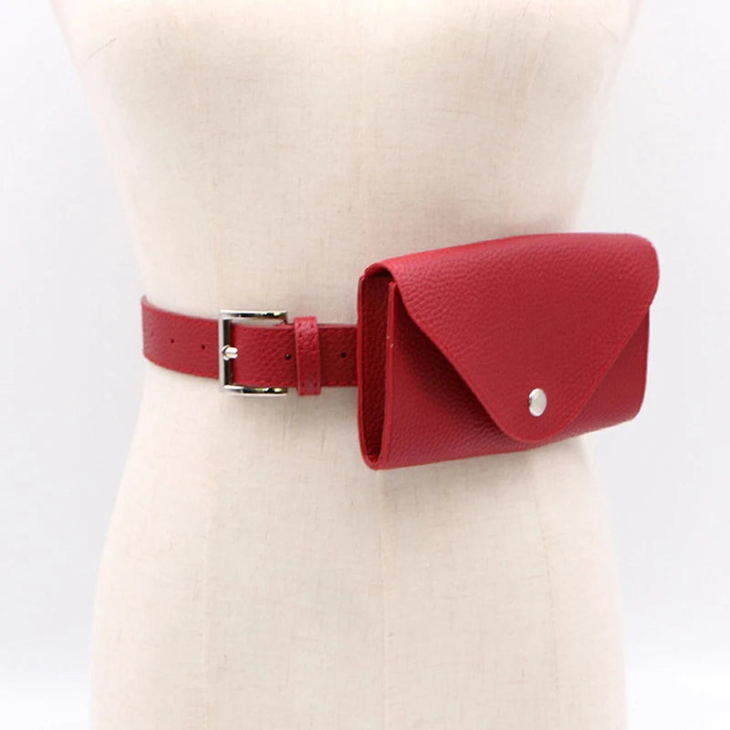 Funny Crocodile Pattern Fanny Pack Mini Women Small Square Bag