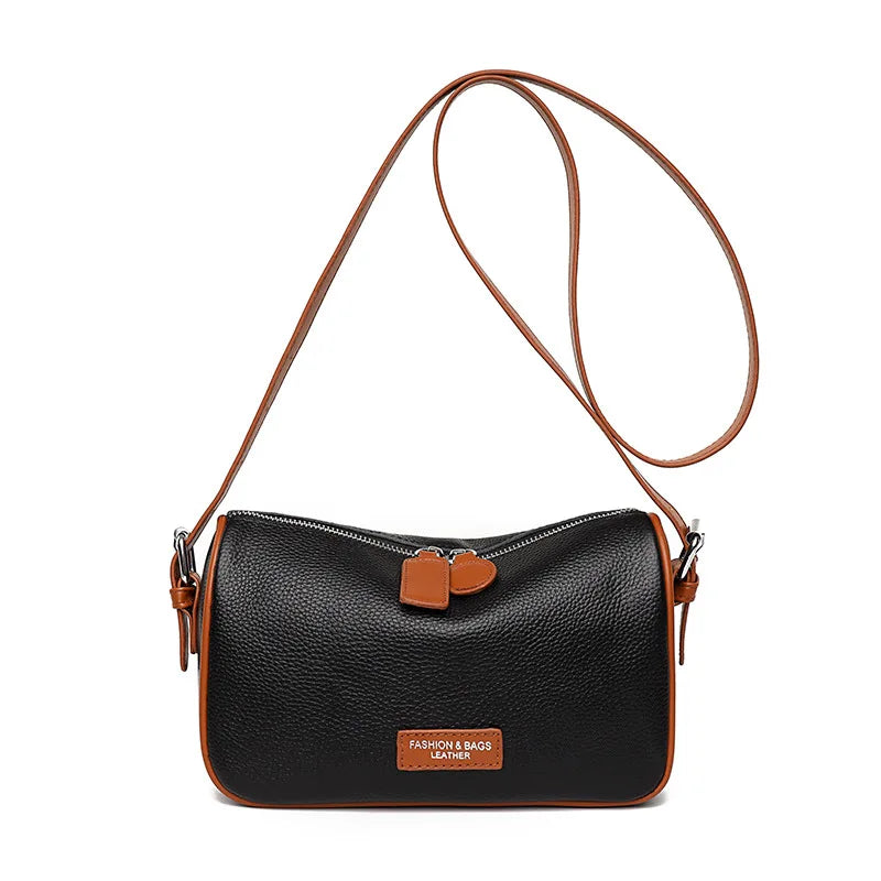 Women's Leather Sling Purse Vintage Messenger Shoulder Bag
