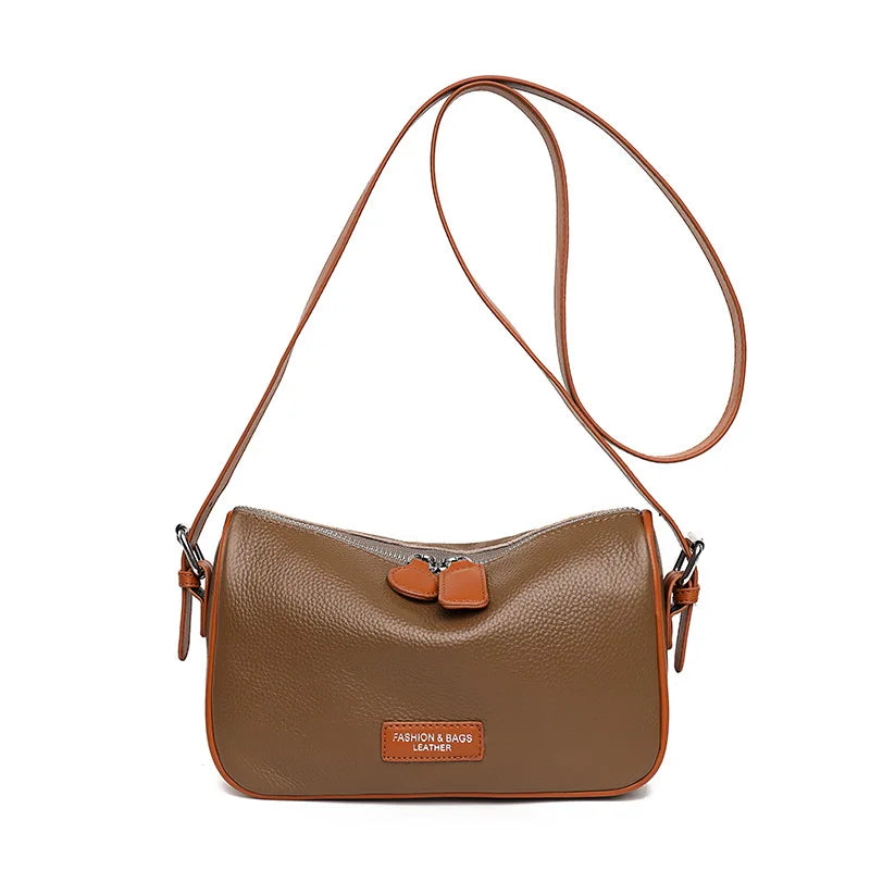Women's Leather Sling Purse Vintage Messenger Shoulder Bag