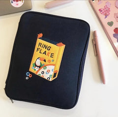 Cartoon Toast Woodpecker Sleeve Case Bag for Girl 13 Inch