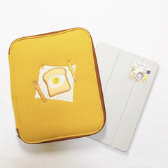 Cartoon Toast Woodpecker Sleeve Case Bag for Girl 13 Inch