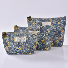 Graffiti Printed Cosmetic Bag Makeup Storage Cluth Zipper Hand Bag