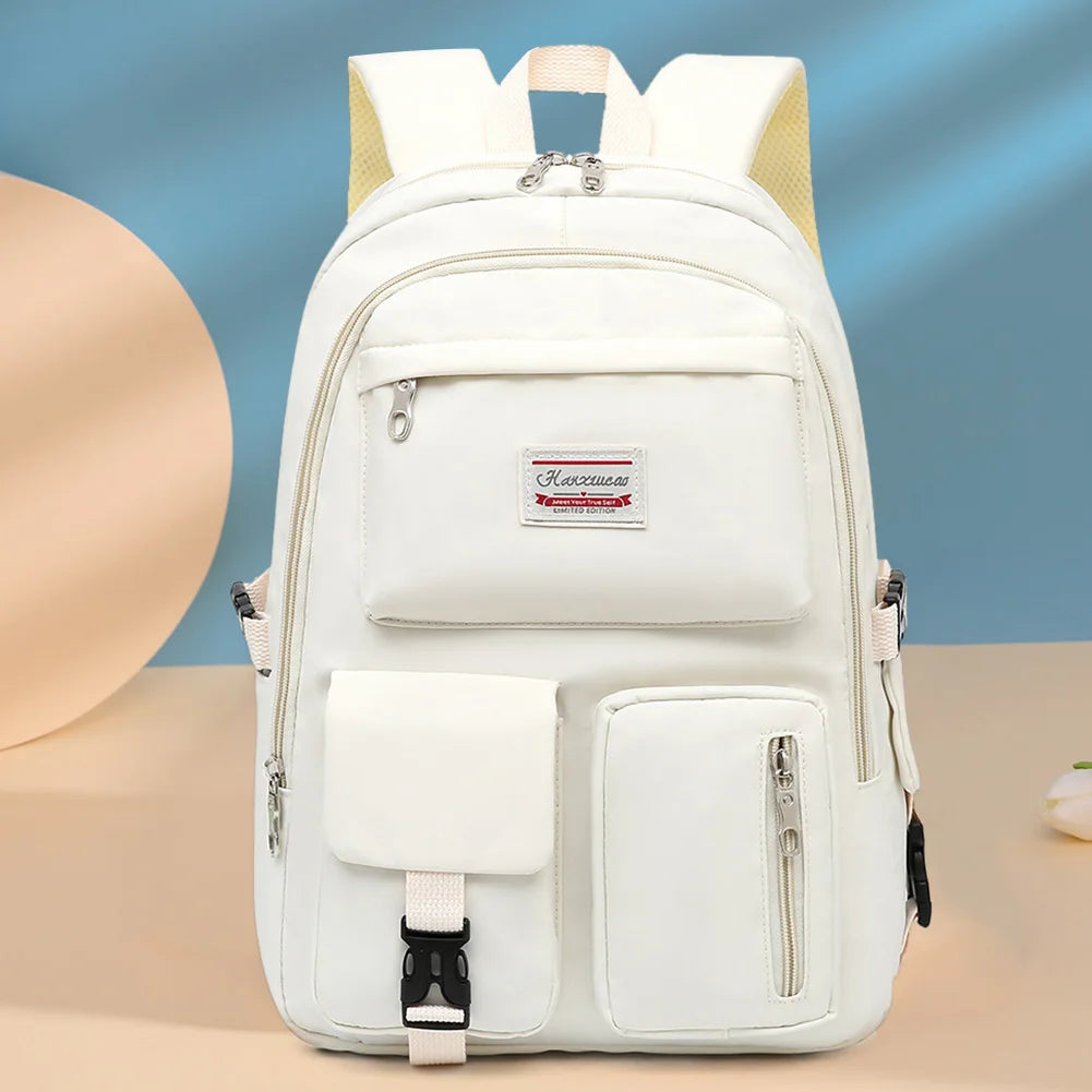 Nylon Travel Backpack for Women Men Boys Girls School College Teen