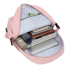 Nylon Travel Backpack for Women Men Boys Girls School College Teen