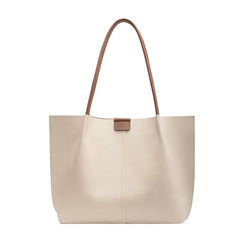 PU Leather Shoulder Bag for Women Tote Shopping Large Handbag