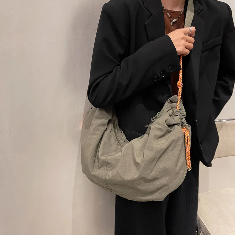 Nylon Shoulder Crossbody Bag for Women Large Handbags