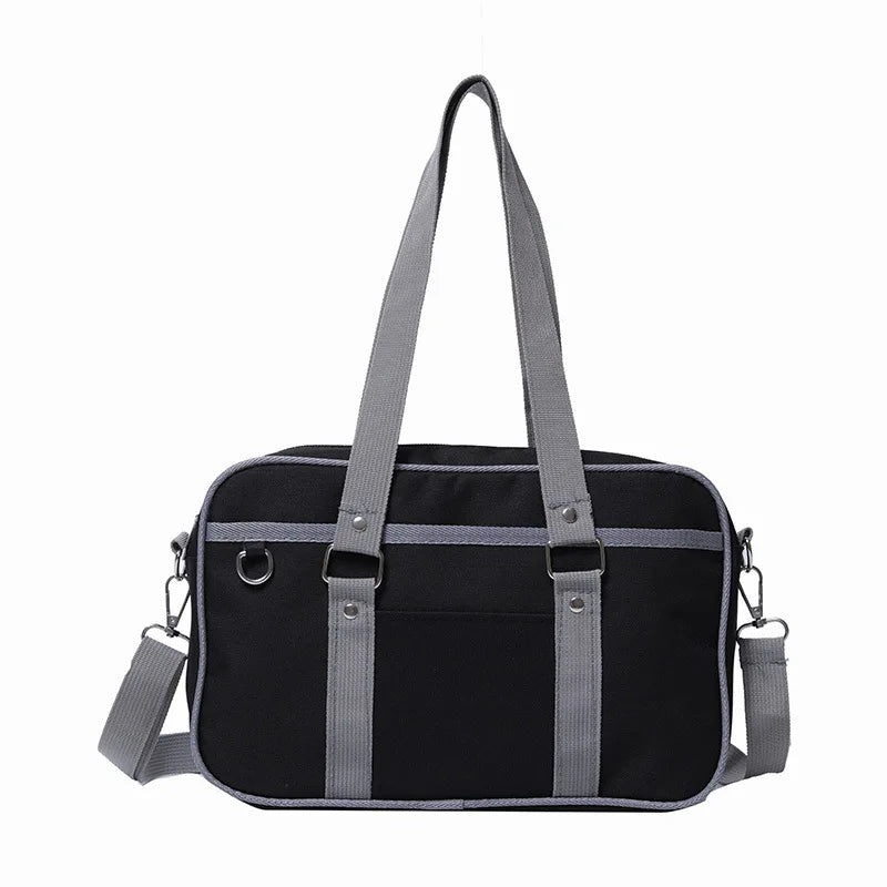 Preppy Style Messenger Bag Large-capacity Shoulder Bag Women Nylon Bag