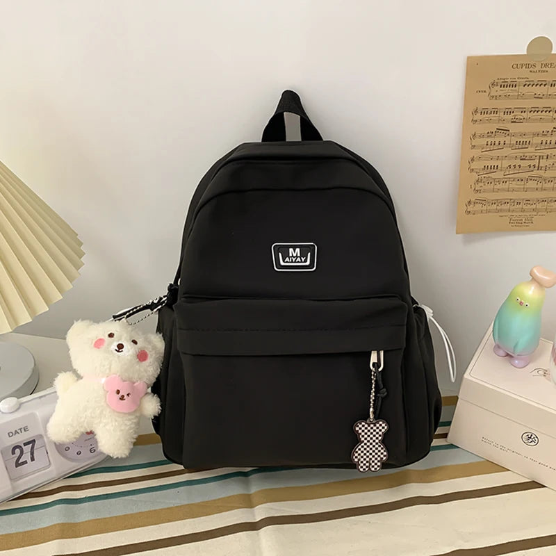 Pink Waterproof Small Shoulder Backpack for Women Girls