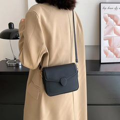 Square Crossbody Bag Pu Leather Small Handbag