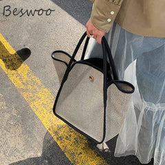 Large Canvas Tote Bag Shoulder Bag