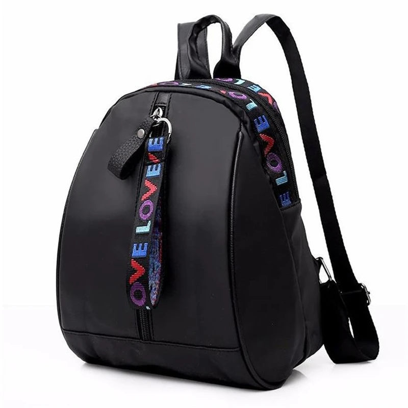 Women Mini Backpack Oxford Shoulder Bag Small Bagpack Multi-Function
