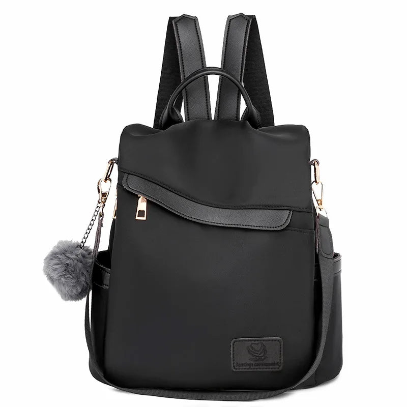Women's Oxford Backpack Large Capacity Shoulder Bag