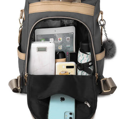 Women's Oxford Backpack Large Capacity Shoulder Bag